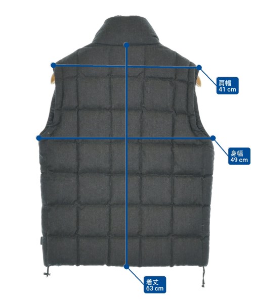 MONCLER（モンクレール）ダウンジャケット/ダウンベスト グレー サイズ:1(S位) メンズ/2200660140018