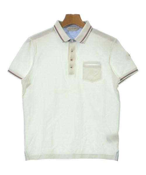 MONCLER(モンクレール)ポロシャツ 白 サイズ:M/2200662180173
