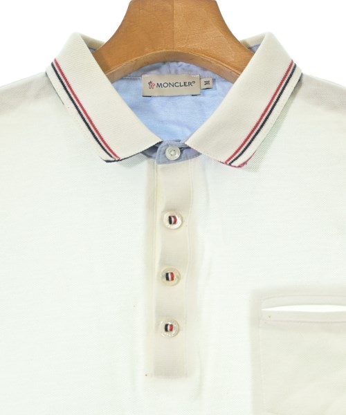 MONCLER（モンクレール）ポロシャツ 白 サイズ:M メンズ/2200662180173