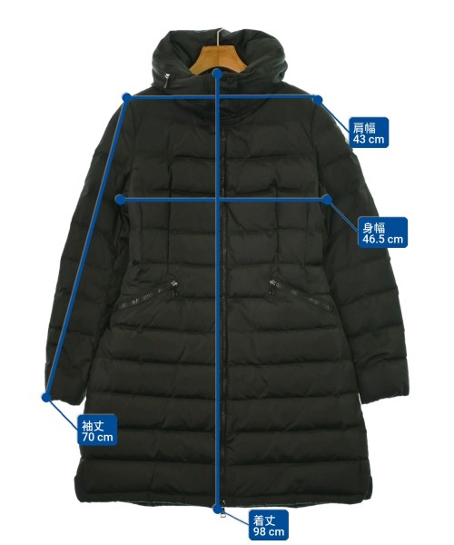 MONCLER（モンクレール）ダウンコート 黒 サイズ:2(M位) レディース/2200662429012