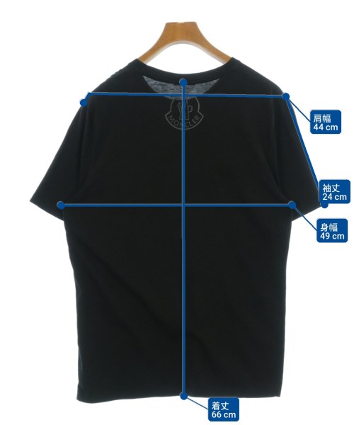 MONCLER（モンクレール）Tシャツ・カットソー 黒 サイズ:S メンズ/2200710792044