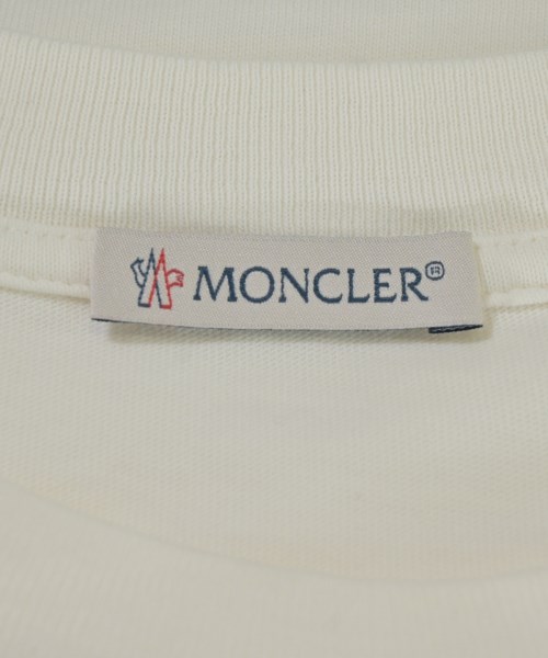 MONCLER（モンクレール）Tシャツ・カットソー 白 サイズ:XS メンズ/2200713215076