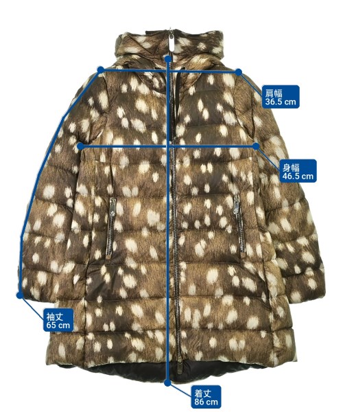 MONCLER（モンクレール）ダウンジャケット/ダウンベスト 茶 サイズ:0(XS位) レディース/2200713761016