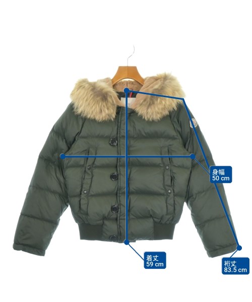 MONCLER（モンクレール）ダウンジャケット/ダウンベスト 緑 サイズ:00(XXS位) レディース/2200714088013