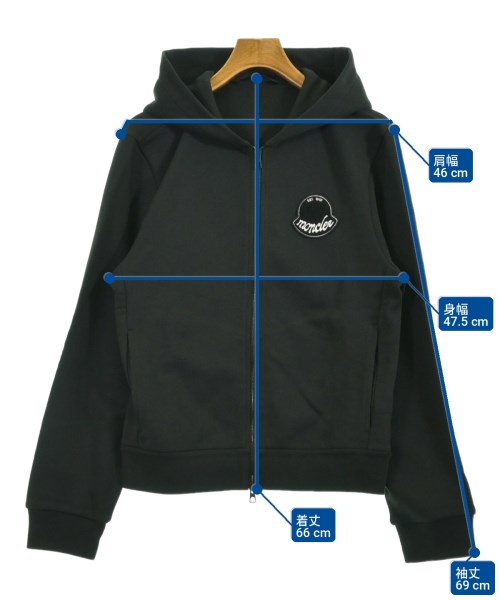 MONCLER（モンクレール）パーカー 黒 サイズ:L メンズ/2200715225035
