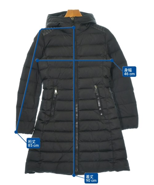MONCLER（モンクレール）ダウンコート 黒 サイズ:1(S位) レディース/2200716941118