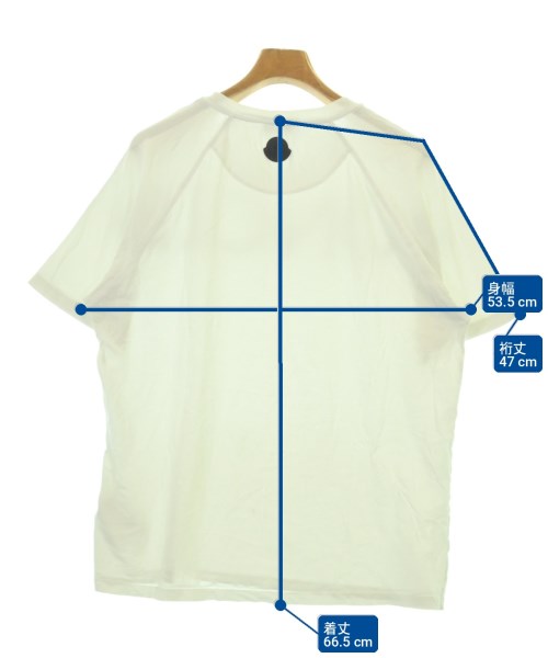 MONCLER（モンクレール）Tシャツ・カットソー 白 サイズ:L メンズ/2200718210052