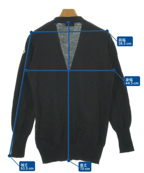 MONCLER（モンクレール）カーディガン 黒 サイズ:S レディース/2200718338022