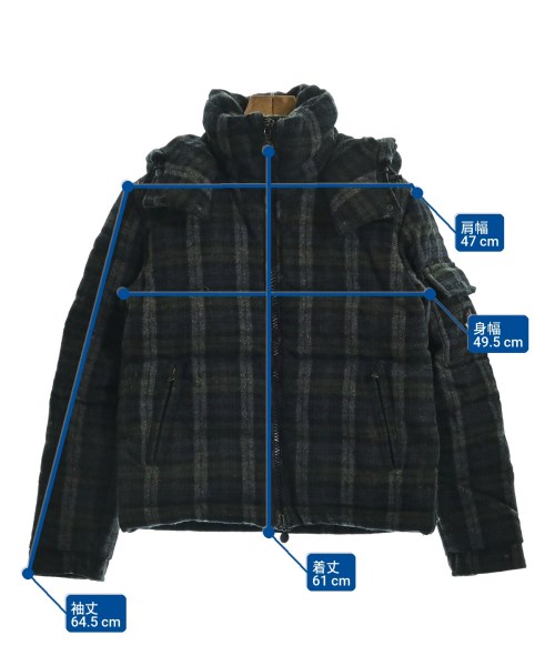 MONCLER（モンクレール）ダウンジャケット/ダウンベスト 緑 サイズ:0(XS位) メンズ/2200718432010