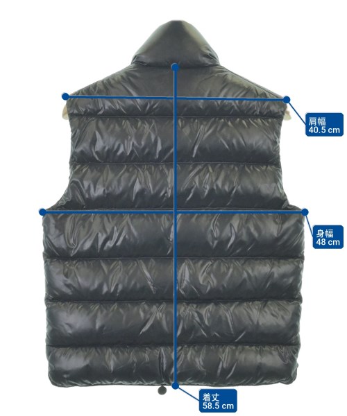 MONCLER（モンクレール）ダウンジャケット/ダウンベスト 紺 サイズ:0(XS位) メンズ/2200718432164