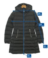 MONCLER（モンクレール）ダウンコート 黒 サイズ:0(XS位) レディース/2200718441043