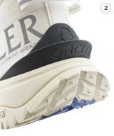 MONCLER（モンクレール）スニーカー 白 サイズ:43(28cm位) メンズ/2200719279119