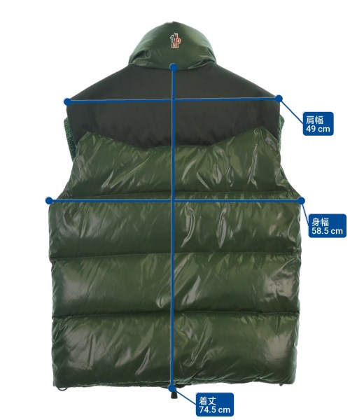 MONCLER GRENOBLE（モンクレールグルノーブル）ダウンジャケット/ダウンベスト 緑 サイズ:-(L位) メンズ/2200646450087