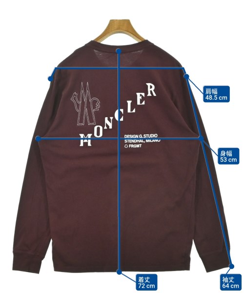 MONCLER GENIUS（モンクレールジーニアス）Tシャツ・カットソー 赤 サイズ:M メンズ/2200646996240