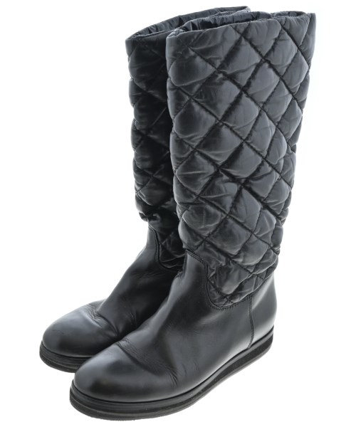 MONCLER(モンクレール)ブーツ 黒 サイズ:EU38(24.5cm位)/2200632688050
