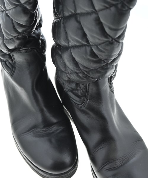 MONCLER（モンクレール）ブーツ 黒 サイズ:EU38(24.5cm位) レディース/2200632688050