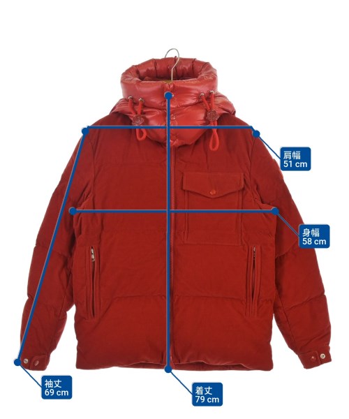 MONCLER（モンクレール）ダウンジャケット/ダウンベスト 赤 サイズ:1(S位) メンズ/2200647831076