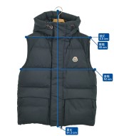 MONCLER（モンクレール）ダウンジャケット/ダウンベスト 紺 サイズ:2(M位) メンズ/2200649166015