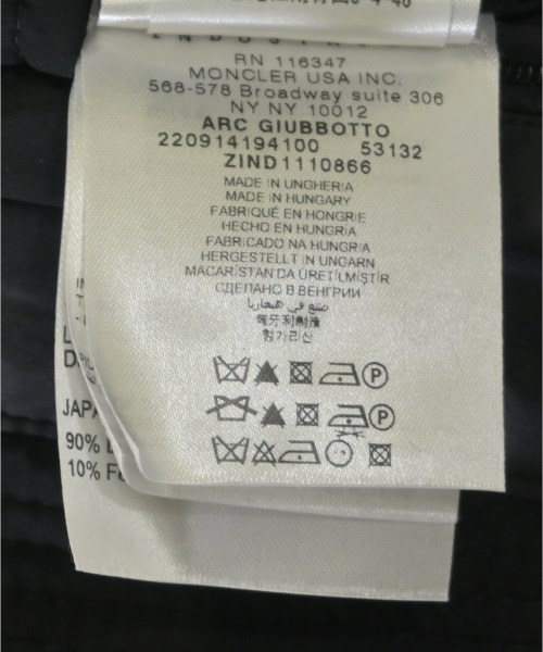 MONCLER（モンクレール）ダウンジャケット/ダウンベスト 黒 サイズ:1(S位) メンズ/2200639193021