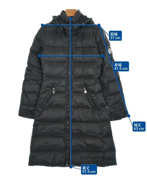 MONCLER（モンクレール）ダウンコート 黒 サイズ:00(XXS位) レディース/2200644900065