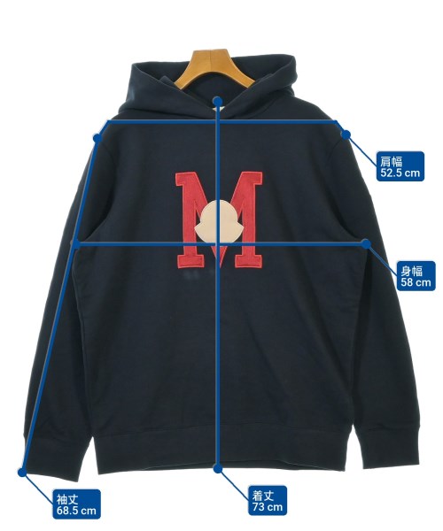 MONCLER（モンクレール）パーカー 紺 サイズ:XL メンズ/2200652037029