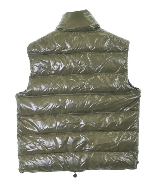 MONCLER（モンクレール）ダウンジャケット/ダウンベスト カーキ サイズ:1(S位) メンズ/2200652060027