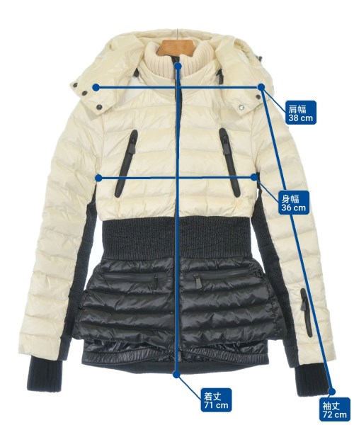 MONCLER（モンクレール）ダウンジャケット/ダウンベスト 白 サイズ:0(XS位) レディース/2200649813063