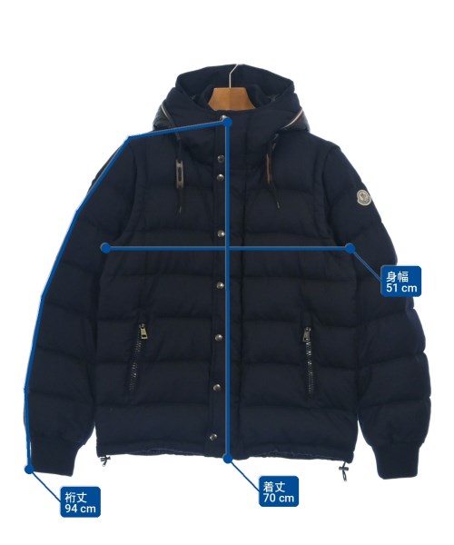 MONCLER（モンクレール）ダウンジャケット/ダウンベスト 紺 サイズ:2(M位) メンズ/2200699892063