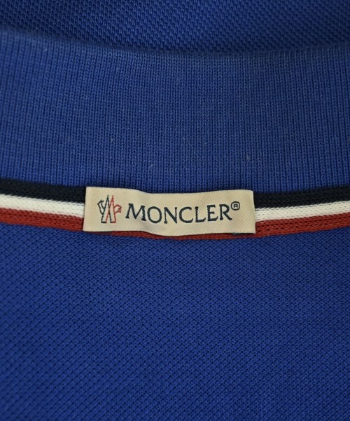 MONCLER（モンクレール）ポロシャツ 青 サイズ:M メンズ/2200702732232