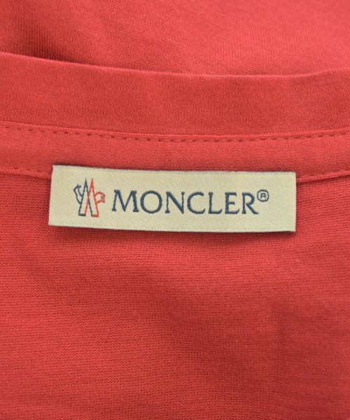 MONCLER（モンクレール）Tシャツ・カットソー 赤 サイズ:XS レディース/2200701029487