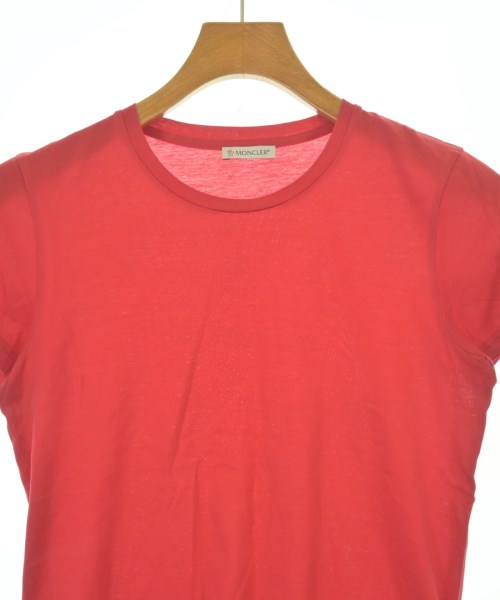 MONCLER（モンクレール）Tシャツ・カットソー 赤 サイズ:XS レディース/2200701029487