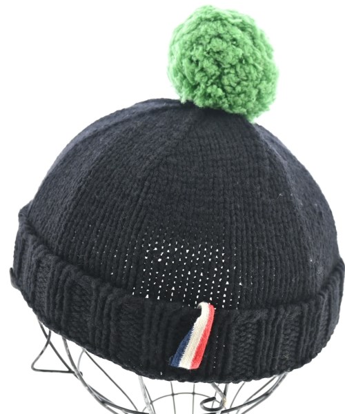 MONCLER（モンクレール）ニットキャップ・ビーニー 黒 サイズ:- メンズ/2200702447365
