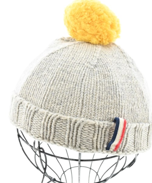 MONCLER（モンクレール）ニットキャップ・ビーニー グレー サイズ:- メンズ/2200702447372