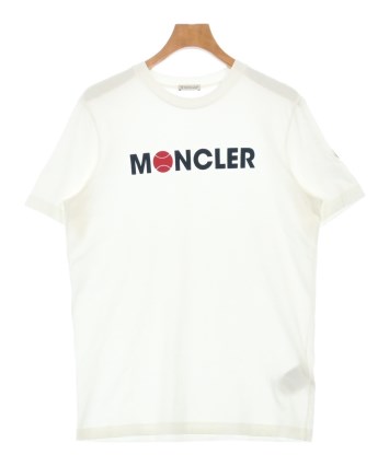 美品　MONCLER モンクレール　白Tシャツ　L MONCLER（モンクレール）Tシャツ・カットソー 白 サイズ:L メンズ
