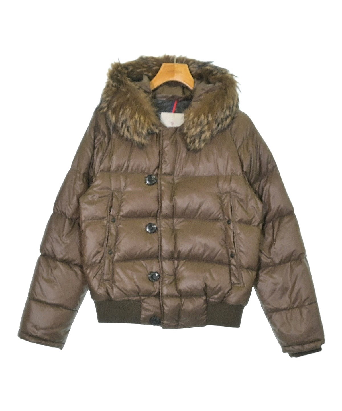 MONCLER（モンクレール）ダウンジャケット/ダウンベスト 茶 サイズ:1(S