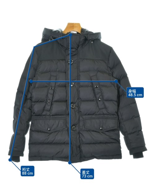 MONCLER（モンクレール）ダウンジャケット/ダウンベスト 黒 サイズ:0(XS位) メンズ/2200704896017