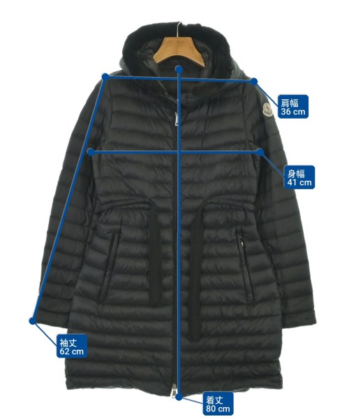 MONCLER（モンクレール）ダウンコート 黒 サイズ:0(XS位) レディース/2200705334129