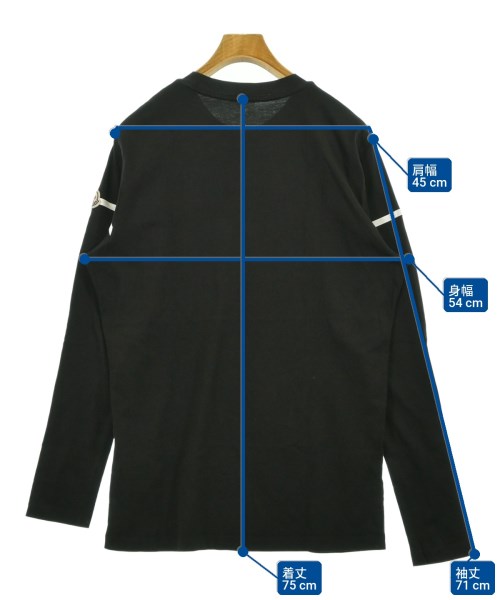 MONCLER（モンクレール）Tシャツ・カットソー 黒 サイズ:M メンズ/2200708272060