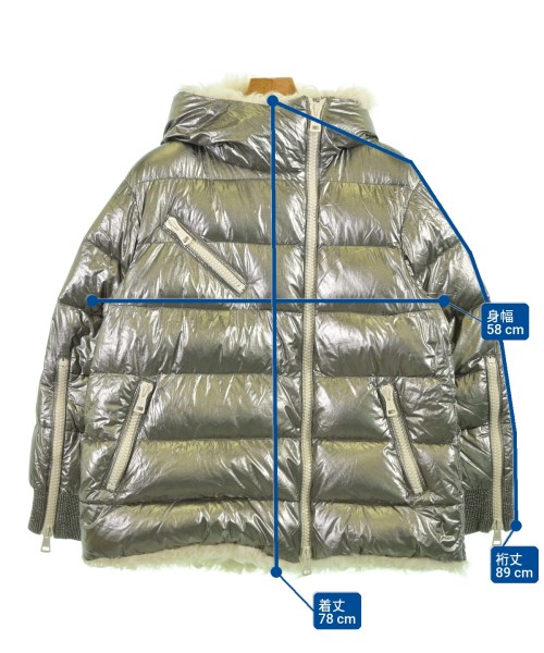 MONCLER（モンクレール）ダウンジャケット/ダウンベスト シルバー サイズ:F レディース/2200708304013
