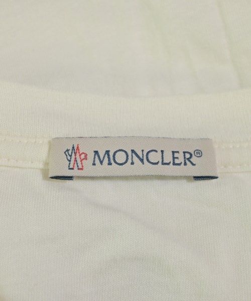 MONCLER（モンクレール）Tシャツ・カットソー 白 サイズ:S メンズ/2200708821084