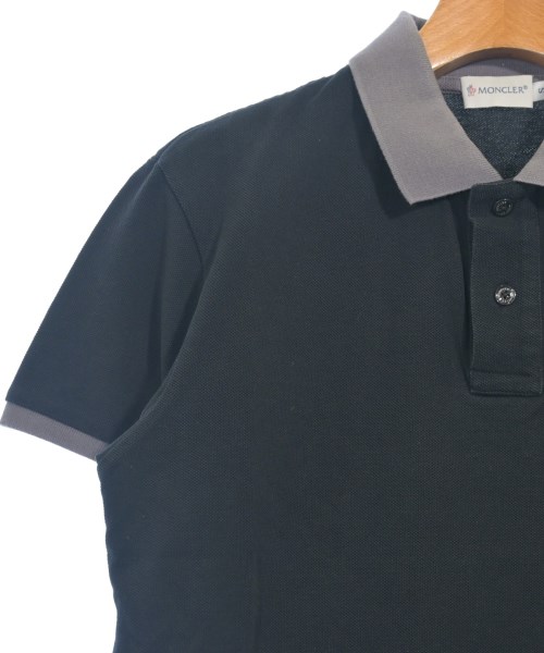 MONCLER（モンクレール）ポロシャツ 黒 サイズ:S メンズ/2200706204049