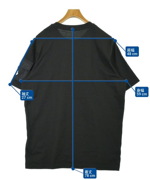 MONCLER（モンクレール）Tシャツ・カットソー 黒 サイズ:3XL メンズ/2200709936015