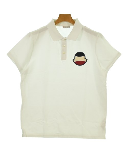 MONCLER(モンクレール)ポロシャツ 白 サイズ:L/2200659139252