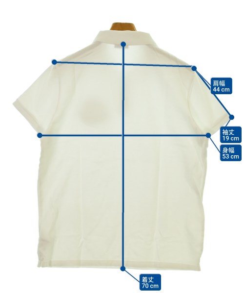 MONCLER（モンクレール）ポロシャツ 白 サイズ:L メンズ/2200659139252