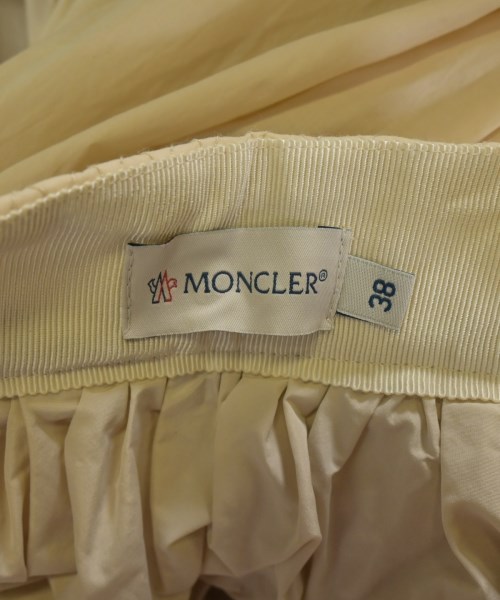 MONCLER（モンクレール）ひざ丈スカート ベージュ サイズ:38(S位) レディース/2200662625353