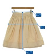 MONCLER（モンクレール）ひざ丈スカート ベージュ サイズ:38(S位) レディース/2200662625353