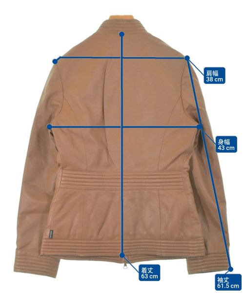 MONCLER（モンクレール）ライダース 茶 サイズ:1(S位) レディース/2200663303038