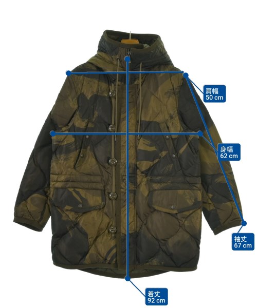 MONCLER（モンクレール）ダウンコート カーキ サイズ:1(S位) メンズ/2200662054016