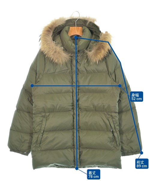 MONCLER（モンクレール）ダウンジャケット/ダウンベスト カーキ サイズ:1(S位) レディース/2200662524014