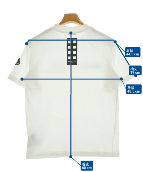 MONCLER GENIUS（モンクレールジーニアス）Tシャツ・カットソー 白 サイズ:S メンズ/2200664219093